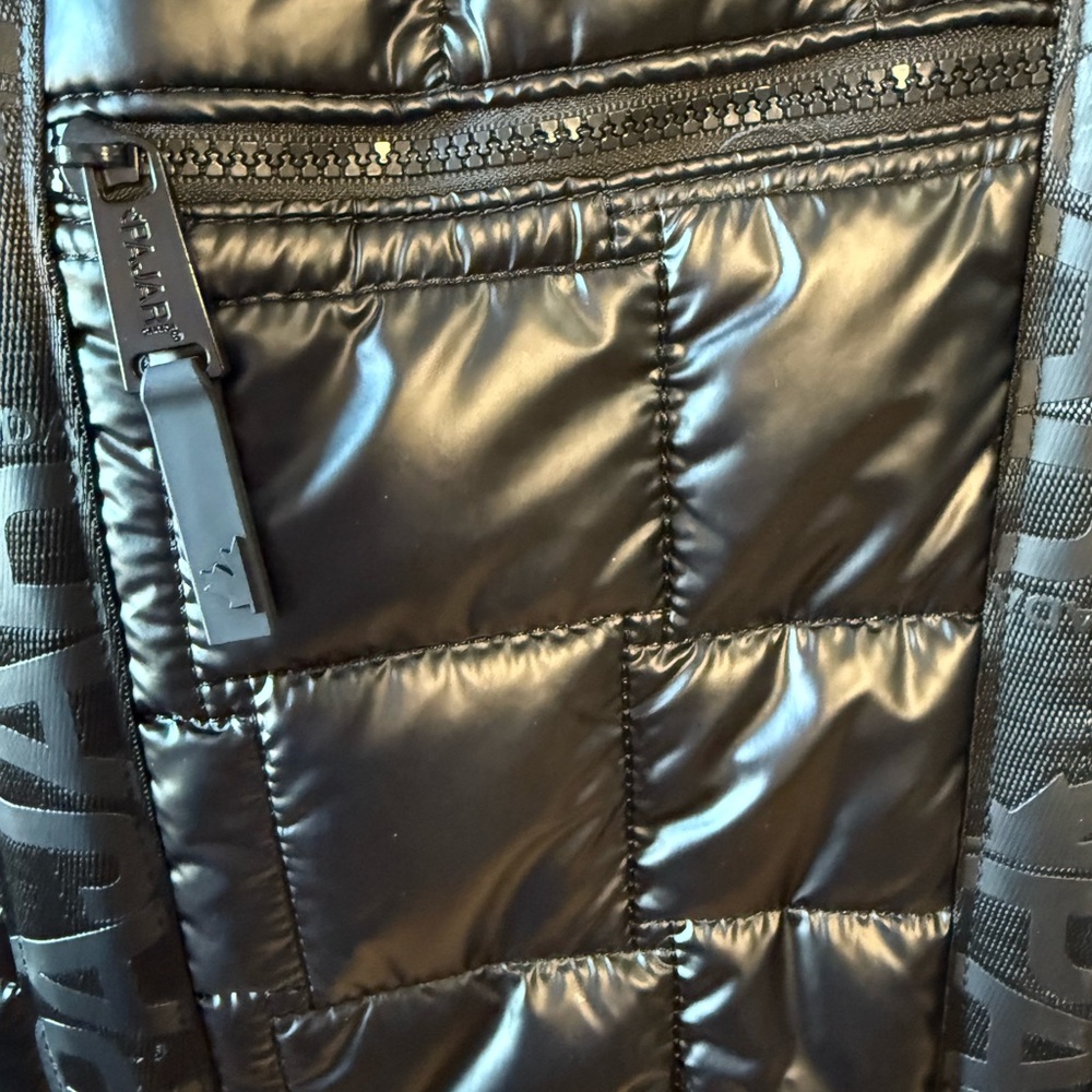 PAJAR Black Quilted Tote EUC - Picture 4 of 6